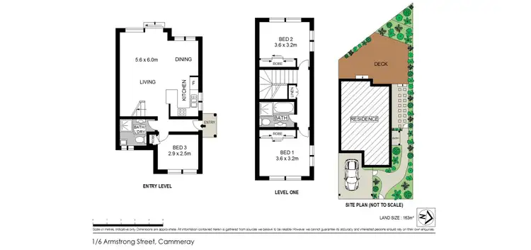 Floorplan of Homely semi-detached listing, 1/6 Armstrong Street, Cammeray NSW 2062