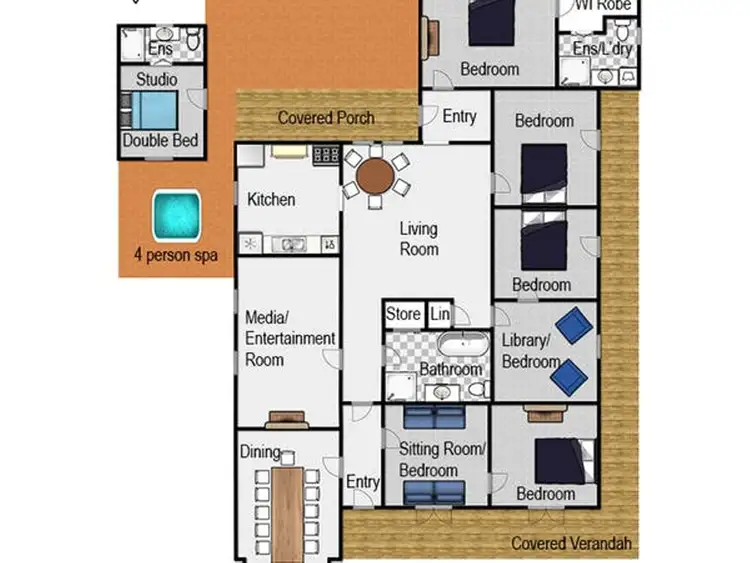 Floorplan of Homely house listing, 116 Falls Road, Wentworth Falls NSW 2782
