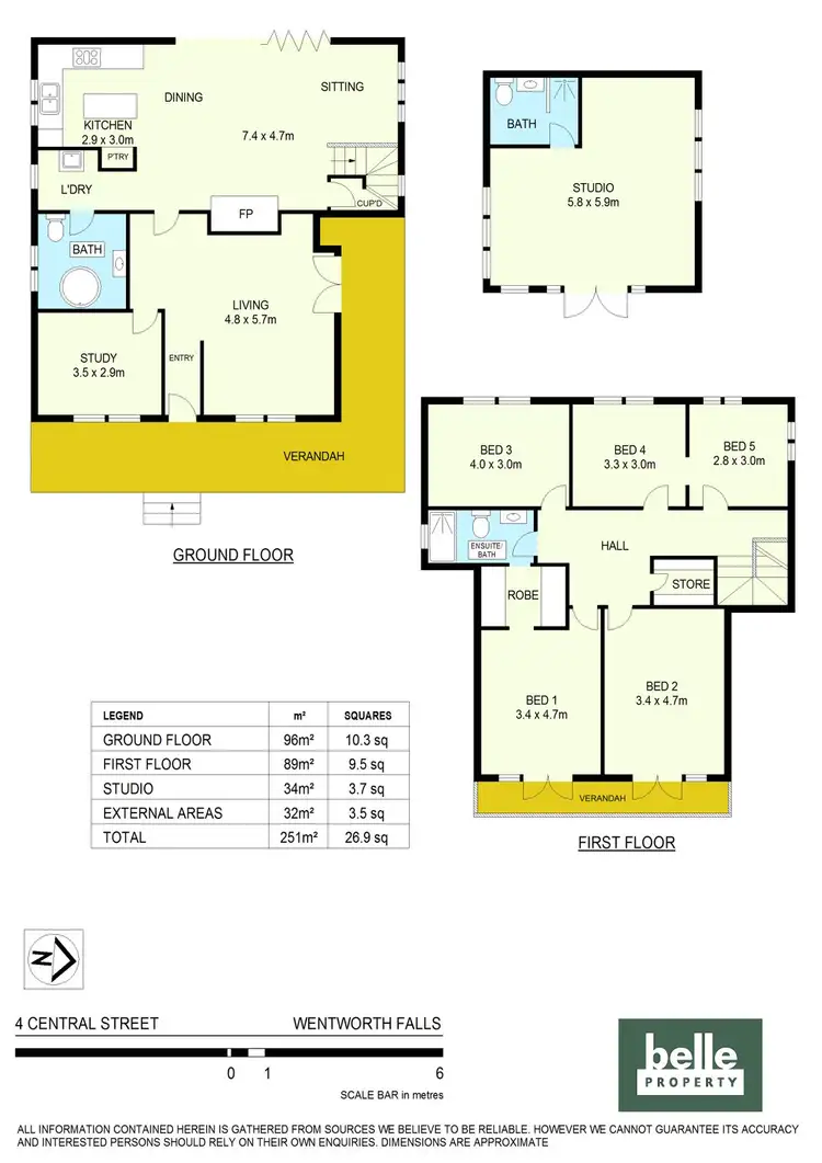 Floorplan of Homely house listing, 4 Central Street, Wentworth Falls NSW 2782