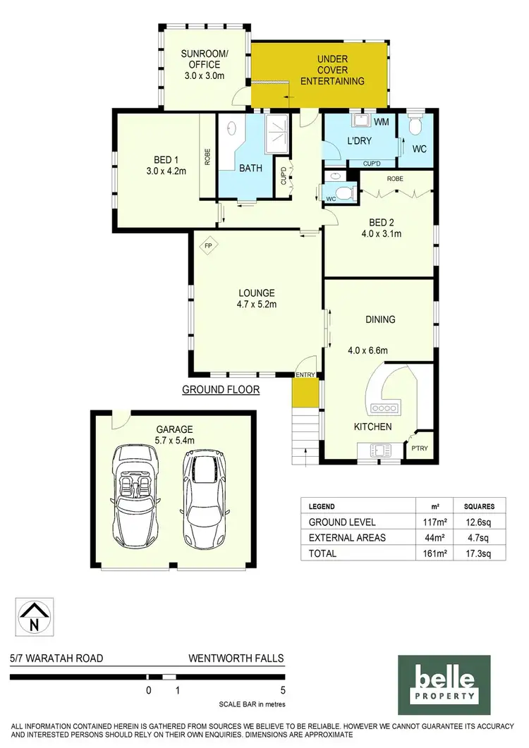 Floorplan of Homely house listing, 5-7 Waratah Road, Wentworth Falls NSW 2782