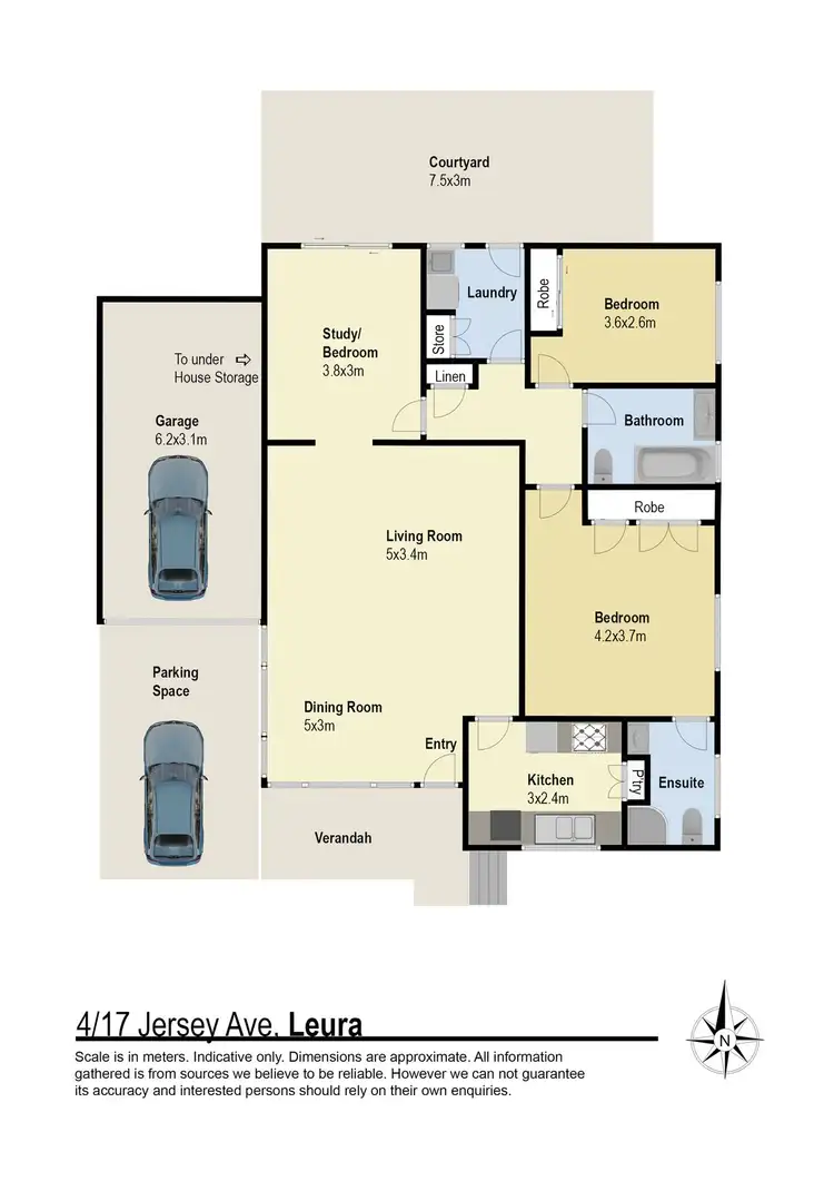 Floorplan of Homely townhouse listing, 4/17 Jersey Avenue, Leura NSW 2780