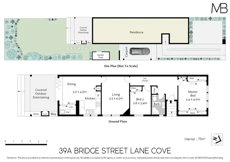 Floorplan of Homely house listing, 39A Bridge Street, Lane Cove NSW 2066