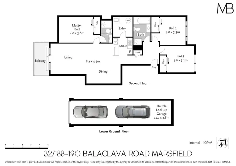 Floorplan of Homely apartment listing, 32/188-190 Balaclava Road, Marsfield NSW 2122
