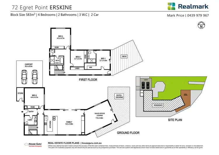 Floorplan of Homely house listing, 72 Egret Point, Erskine WA 6210