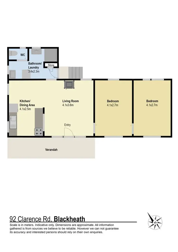 Floorplan of Homely house listing, 92 Clarence Road, Blackheath NSW 2785