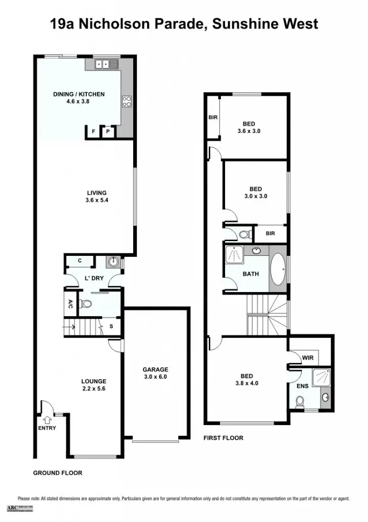 Floorplan of Homely house listing, 19A Nicholson Parade, Sunshine West VIC 3020