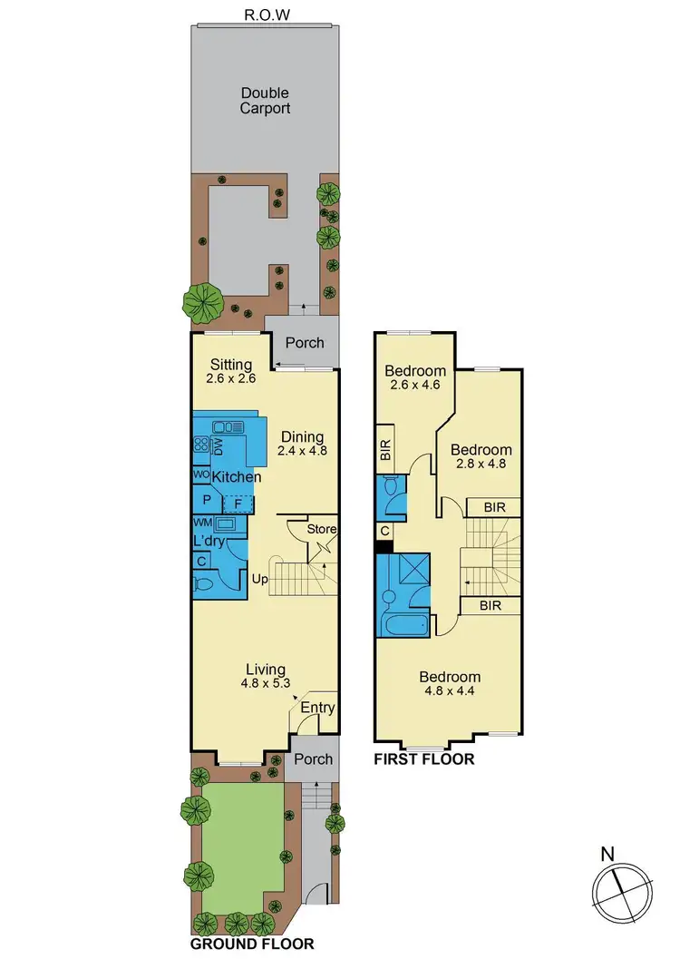 Floorplan of Homely townhouse listing, 7/1277-1279 Centre Road, Oakleigh South VIC 3167