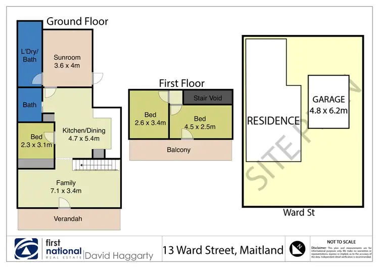 Floorplan of Homely house listing, 13 Ward Street, Maitland NSW 2320