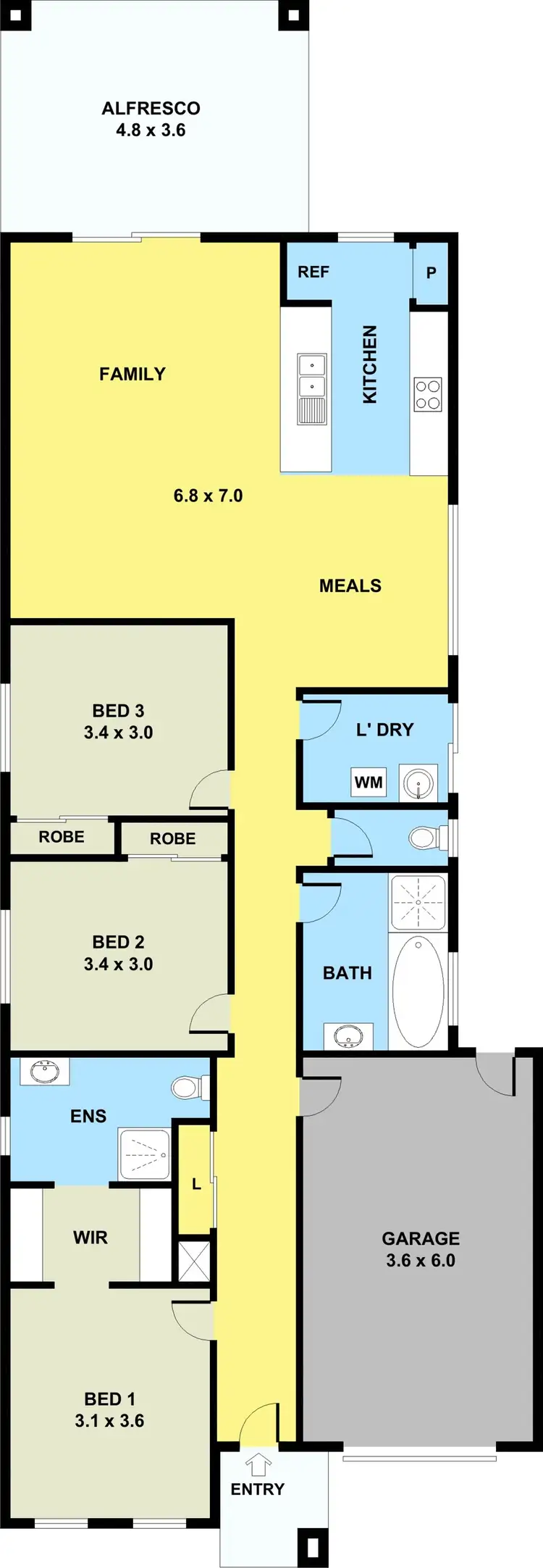 Floorplan of Homely house listing, 31 Annecy Boulevard, Plumpton VIC 3335