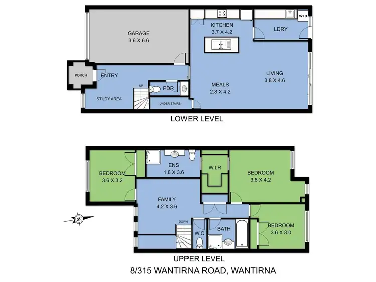 Floorplan of Homely townhouse listing, 8/315 Wantirna Road, Wantirna VIC 3152