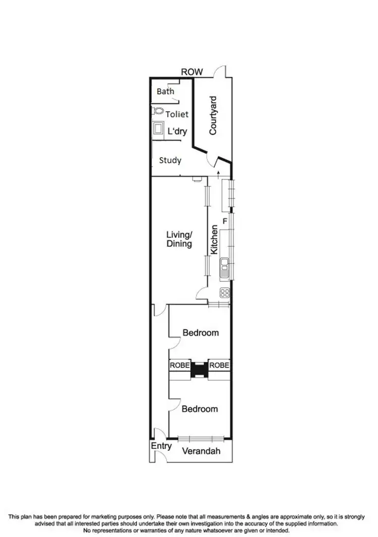 Floorplan of Homely house listing, 3 Clarence Street, Flemington VIC 3031