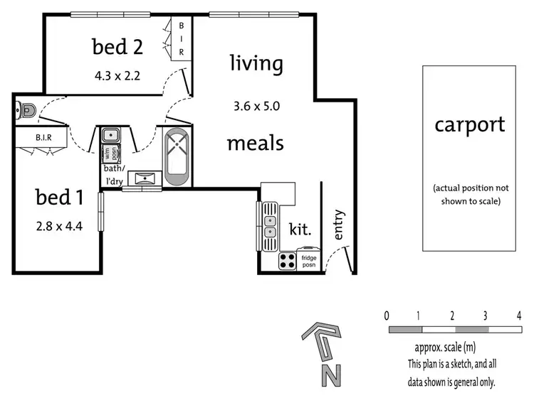 Floorplan of Homely apartment listing, 6/43-45 Kent Road, Box Hill VIC 3128
