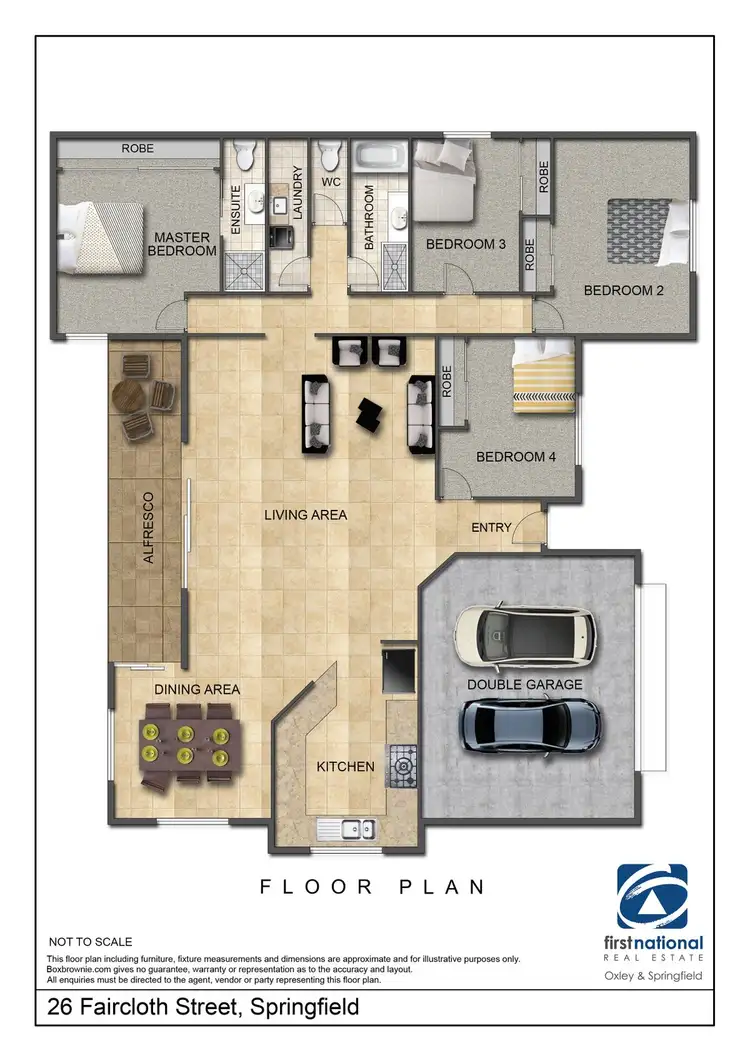 Floorplan of Homely house listing, 26 Faircloth Street, Springfield QLD 4300