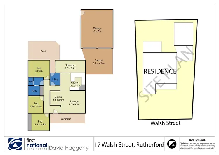 Floorplan of Homely house listing, 17 Walsh Street, Rutherford NSW 2320