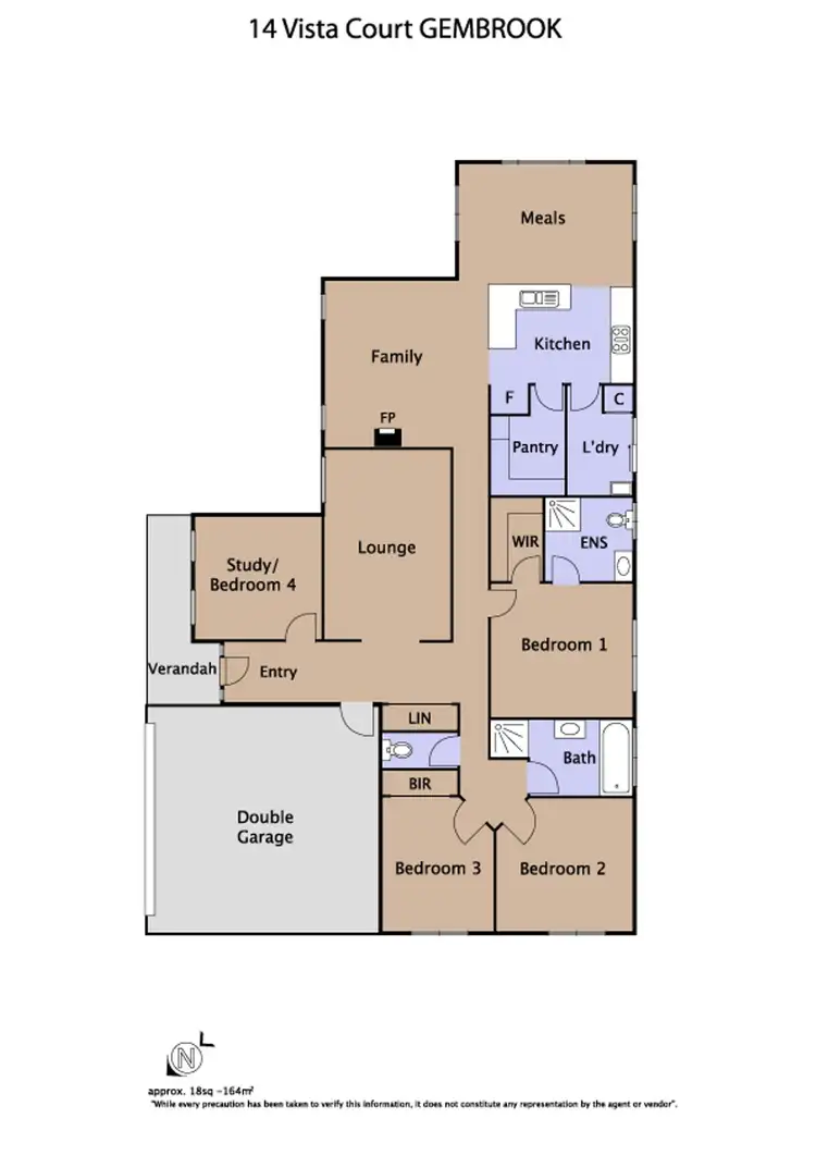 Floorplan of Homely house listing, 14 Vista Court, Gembrook VIC 3783