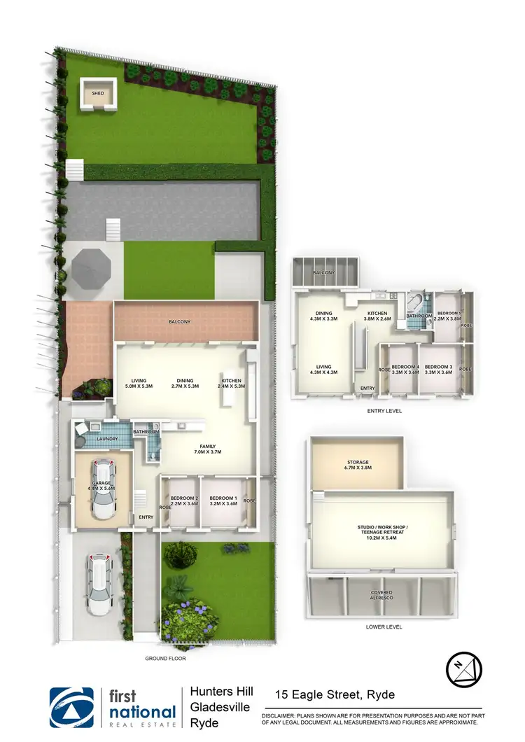 Floorplan of Homely house listing, 15 Eagle Street, Ryde NSW 2112