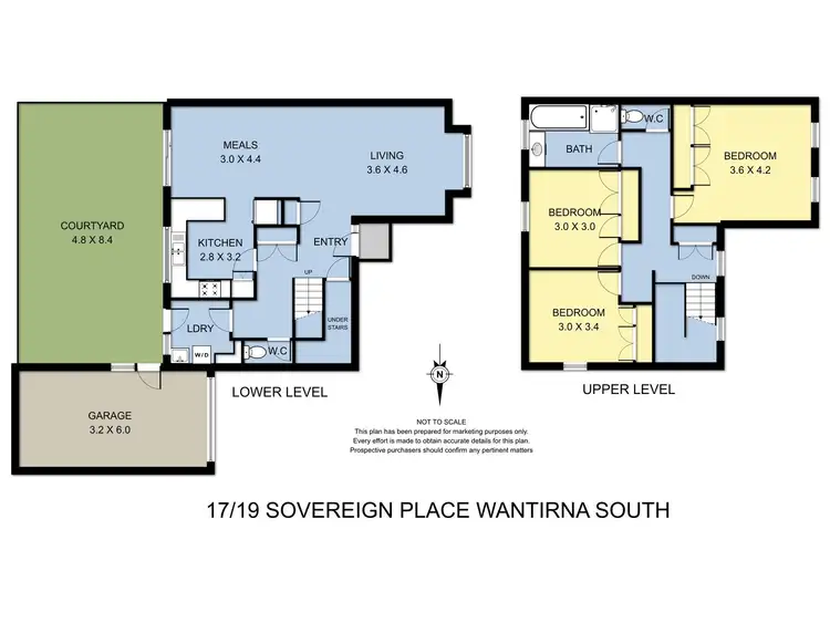 Floorplan of Homely townhouse listing, 17/19 Sovereign Place, Wantirna South VIC 3152