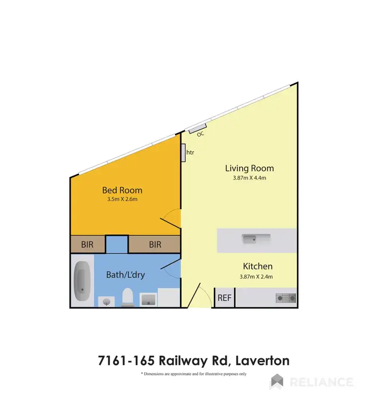 Floorplan of Homely apartment listing, 7/161-165 Railway Avenue, Laverton VIC 3028