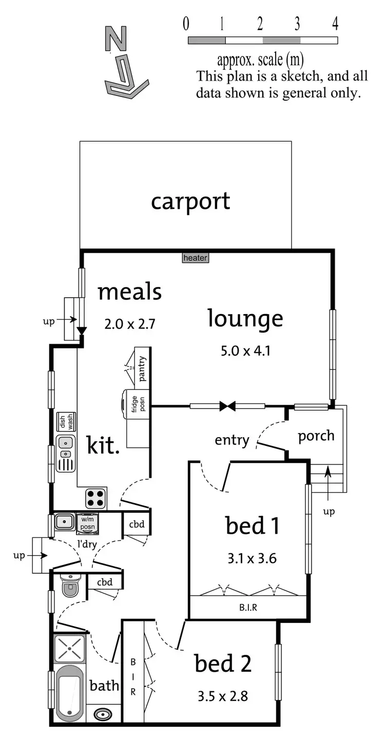 Floorplan of Homely unit listing, 2/38 Eastfield Road, Ringwood East VIC 3135