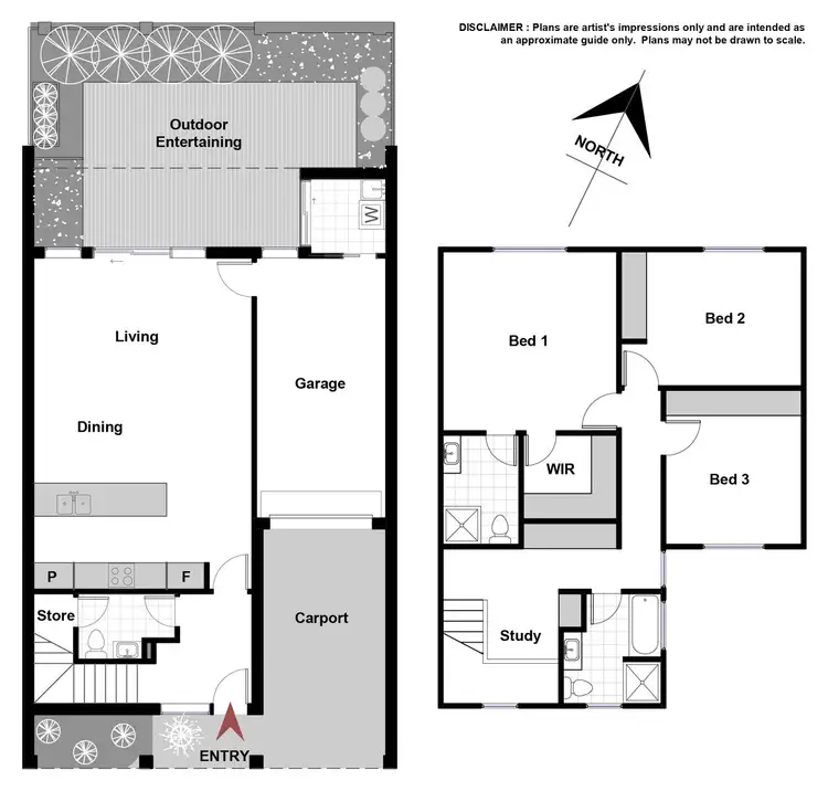 Floorplan of Homely unit listing, 2/44-48 Blackman Crescent, Macquarie ACT 2614