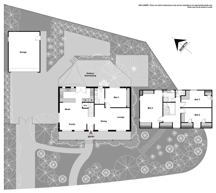 Floorplan of Homely house listing, 86 Wheeler Crescent, Wanniassa ACT 2903