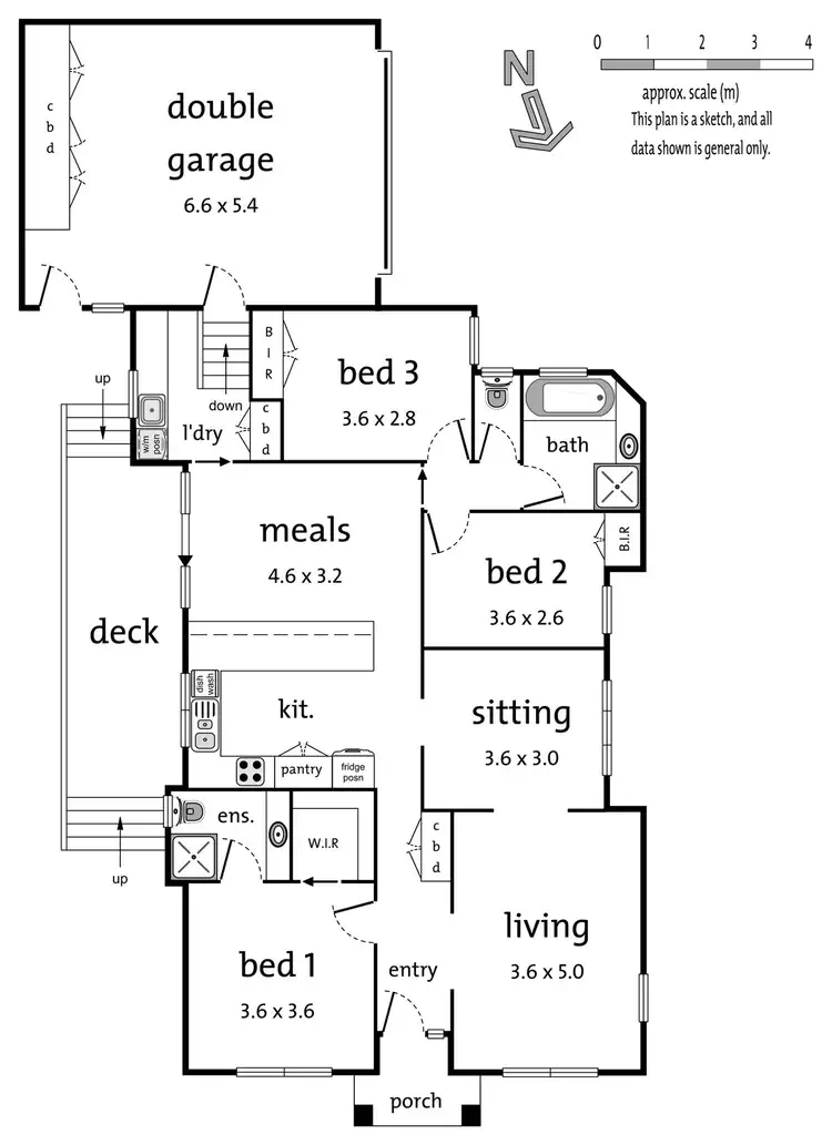 Floorplan of Homely unit listing, 1/30 Talford Street, Doncaster East VIC 3109