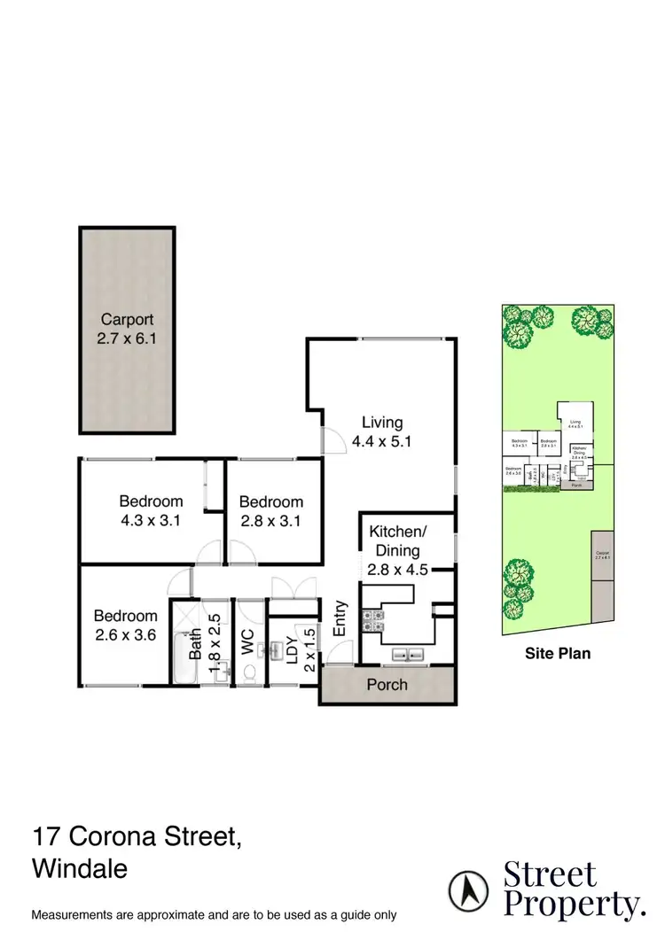 Floorplan of Homely villa listing, 17 Corona Street, Windale NSW 2306