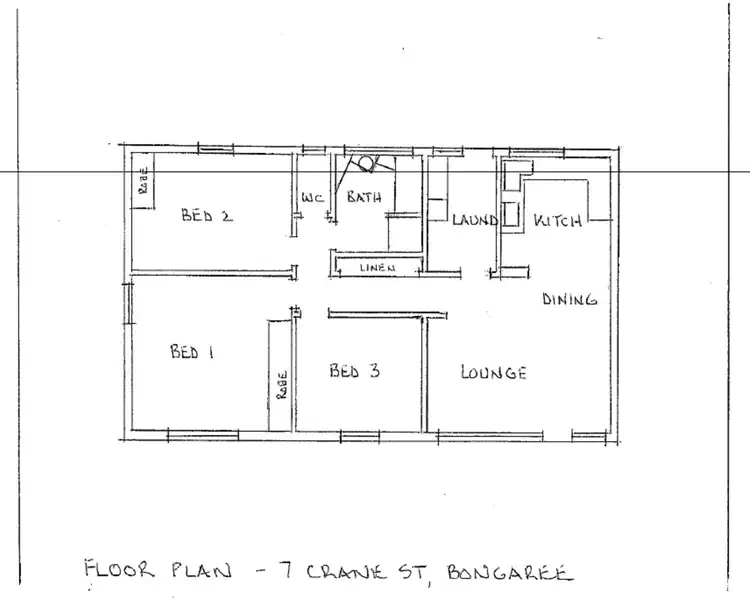 Floorplan of Homely house listing, 7 Crane Street, Bongaree QLD 4507