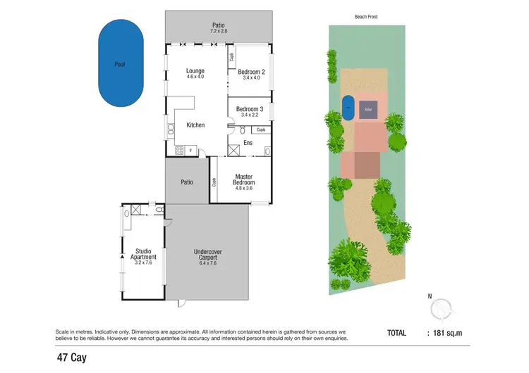 Floorplan of Homely house listing, 47 Cay Street, Saunders Beach QLD 4818