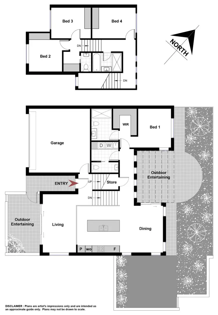 Floorplan of Homely house listing, 1/167 Hawkesbury Crescent, Farrer ACT 2607