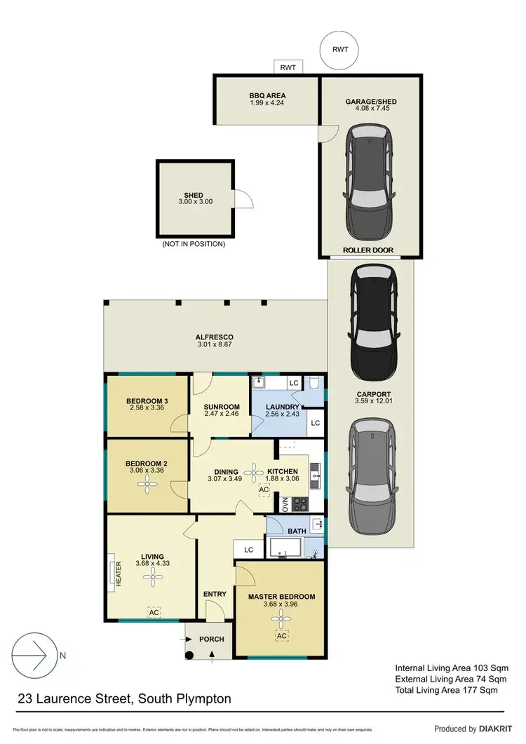 Floorplan of Homely house listing, 23 Laurence Street, South Plympton SA 5038