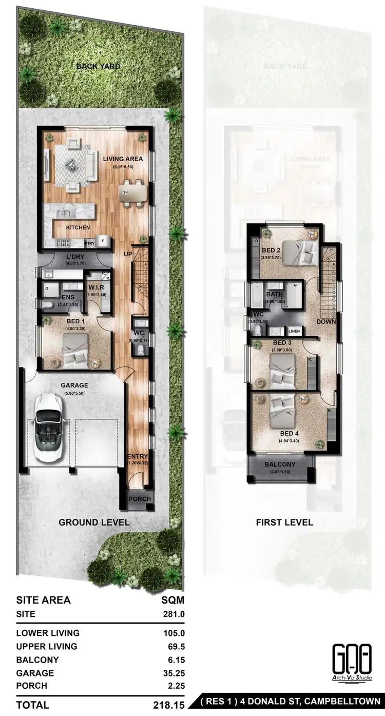 Floorplan of Homely townhouse listing, D1-2/4 Donald Street, Campbelltown SA 5074