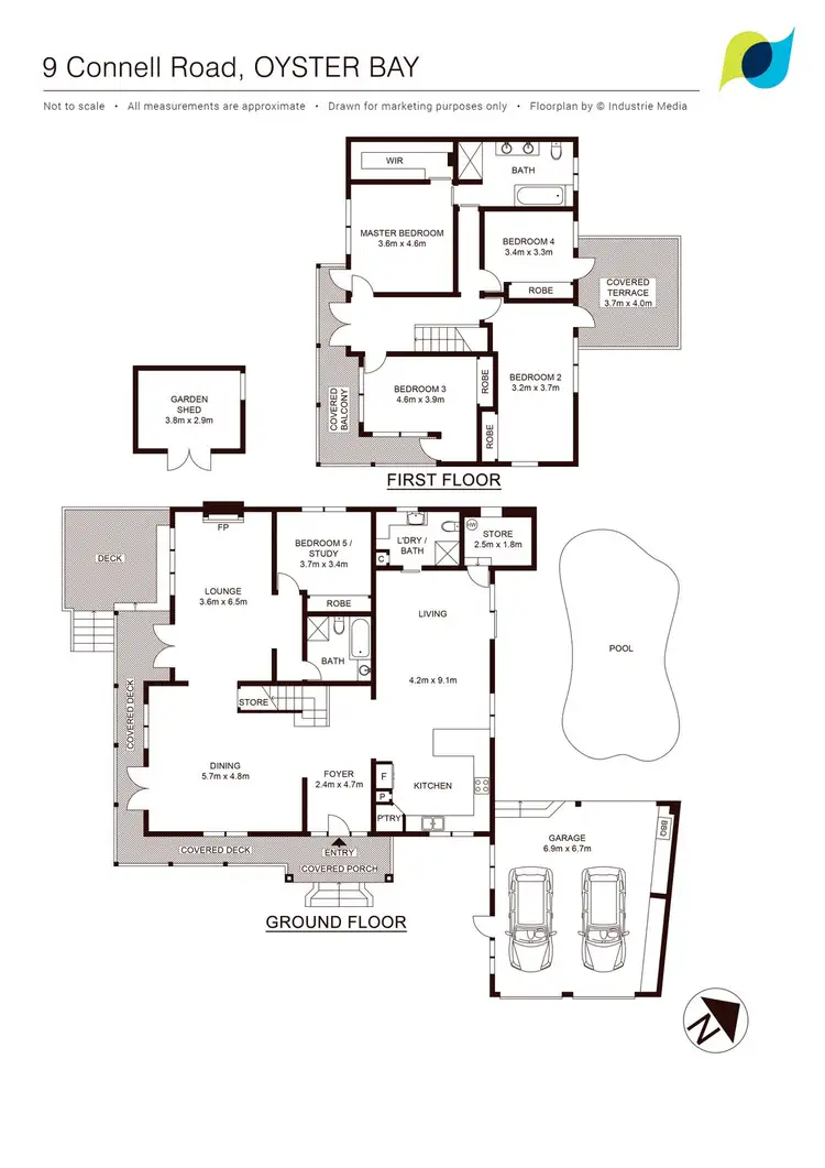 Floorplan of Homely house listing, 9 Connell Road, Oyster Bay NSW 2225