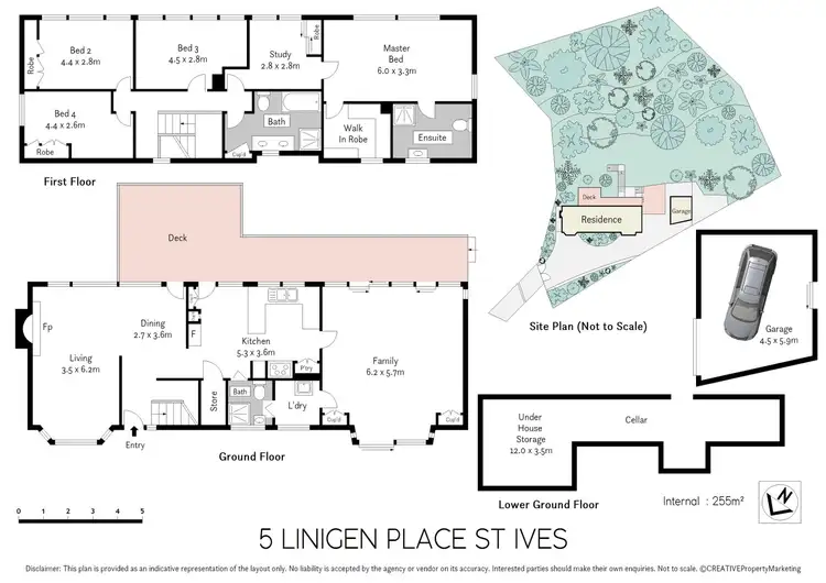 Floorplan of Homely house listing, 5 Linigen Place, St Ives NSW 2075