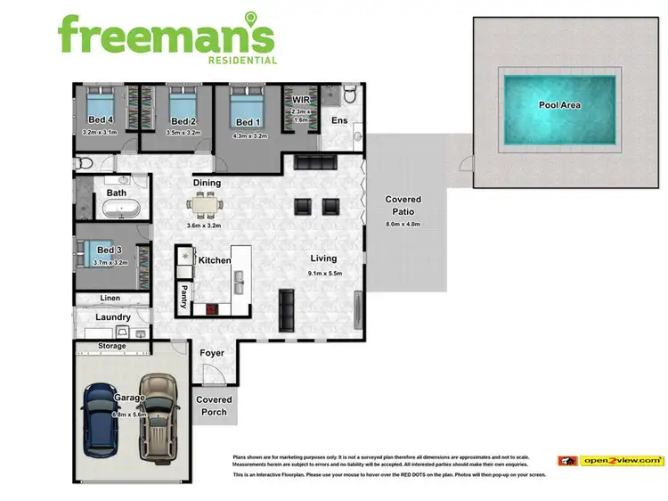 Floorplan of Homely house listing, 65 Canopys Edge Boulevard, Smithfield QLD 4878