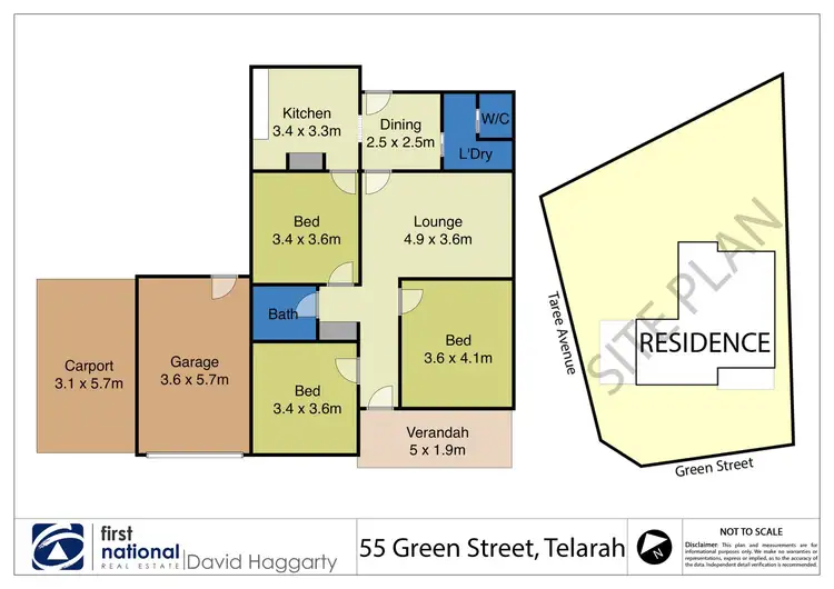 Floorplan of Homely house listing, 55 Green Street, Telarah NSW 2320