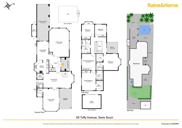 Floorplan of Homely house listing, 58 Tuffy Avenue, Sans Souci NSW 2219