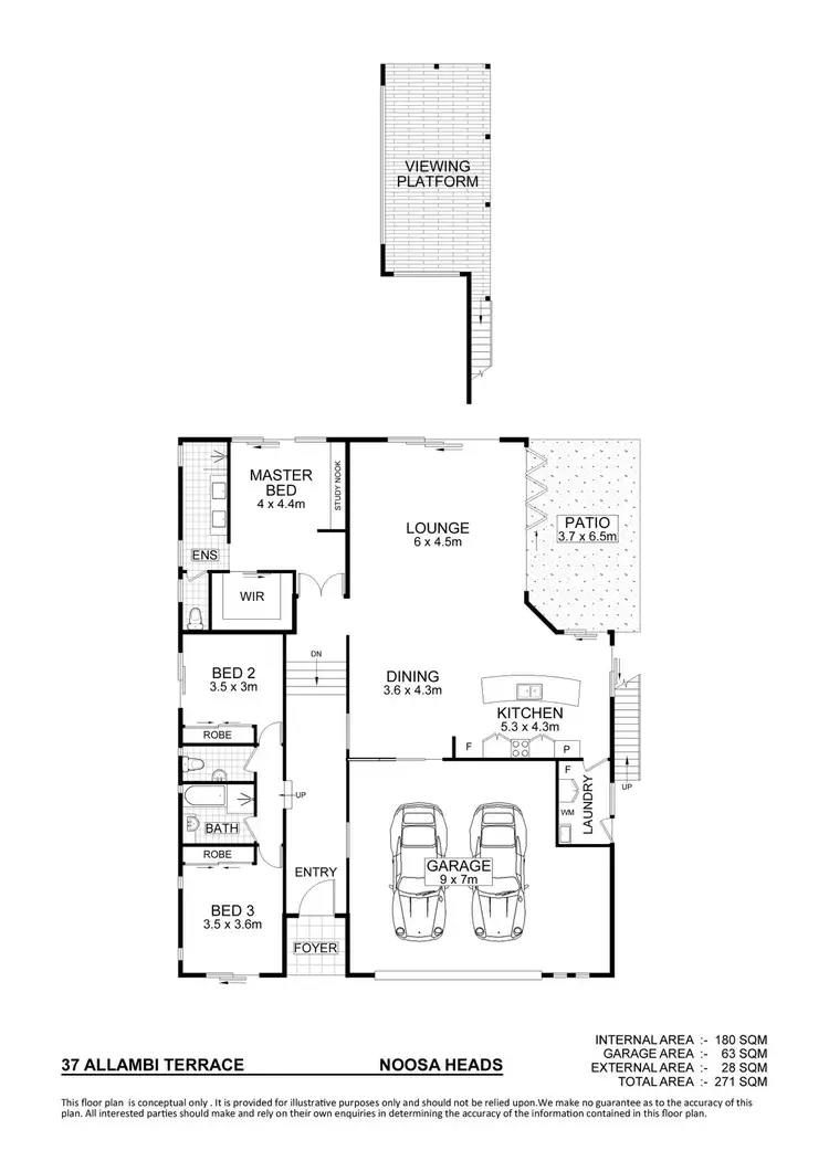 Floorplan of Homely house listing, 37 Allambi Terrace, Noosa Heads QLD 4567