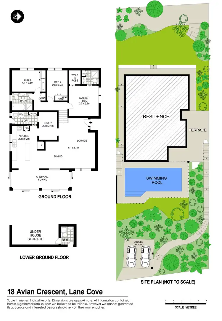 Floorplan of Homely house listing, 18 Avian Crescent, Lane Cove NSW 2066