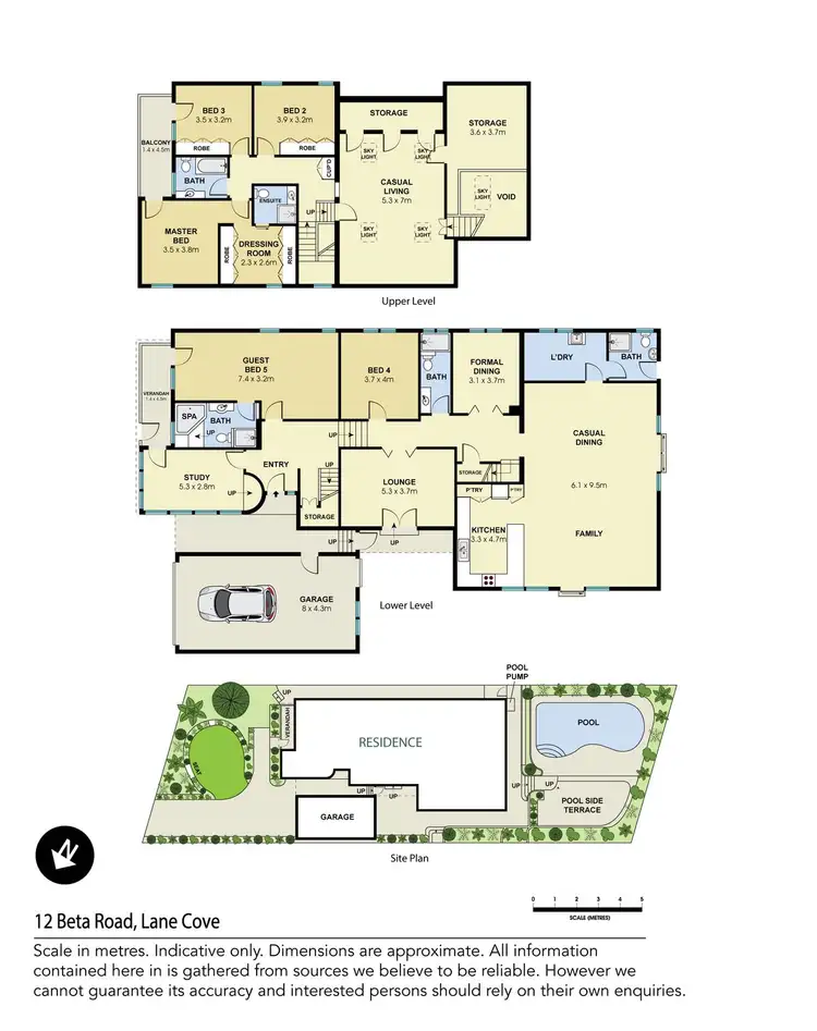 Floorplan of Homely house listing, 12 Beta Road, Lane Cove NSW 2066