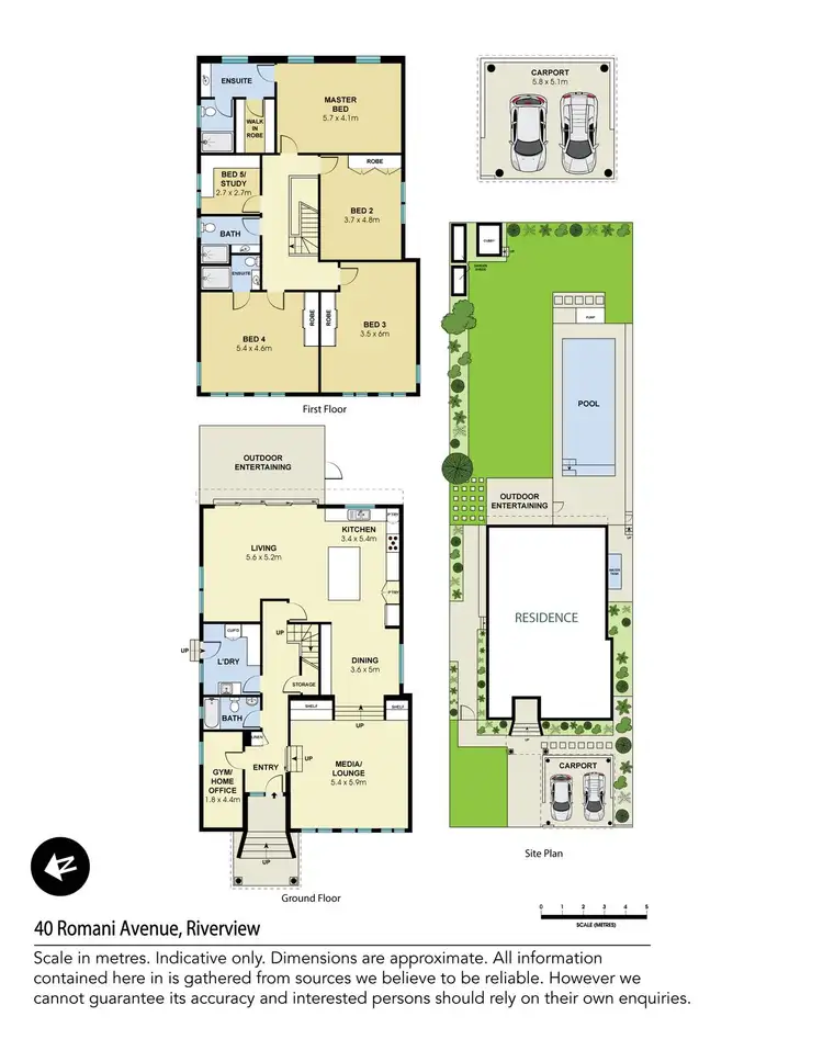 Floorplan of Homely house listing, 40 Romani Avenue, Riverview NSW 2066