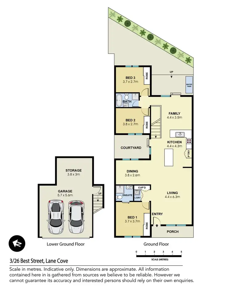 Floorplan of Homely villa listing, 3/26 Best Street, Lane Cove NSW 2066