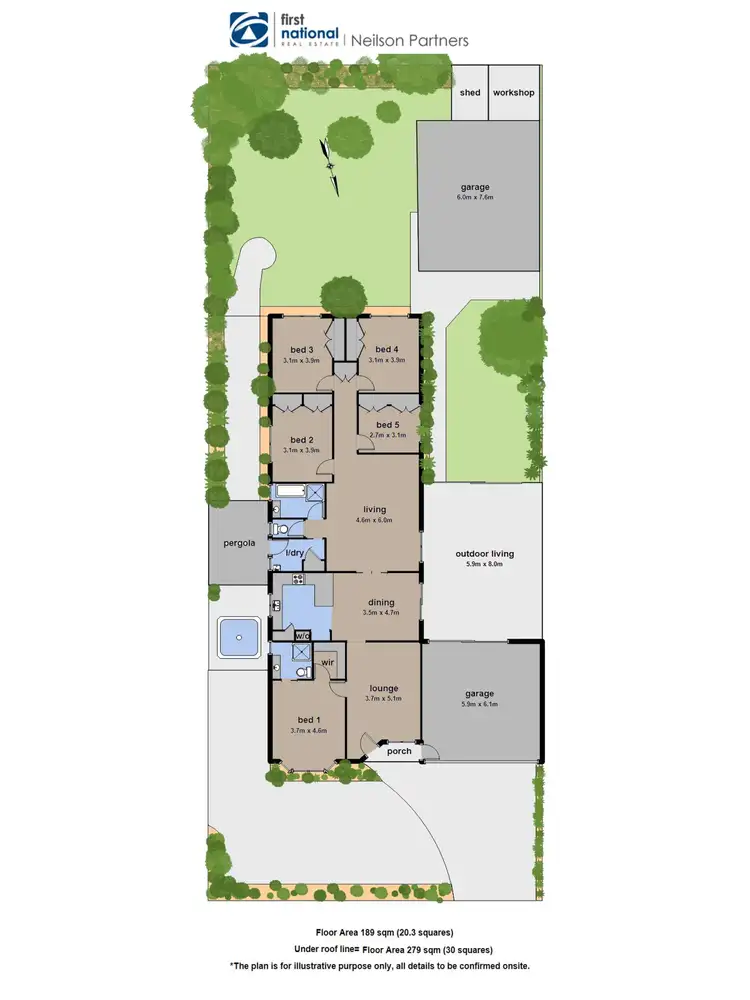 Floorplan of Homely house listing, 24 Kent Road, Narre Warren VIC 3805