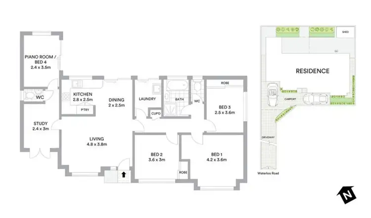 Floorplan of Homely house listing, 25A Waterloo Road, North Epping NSW 2121