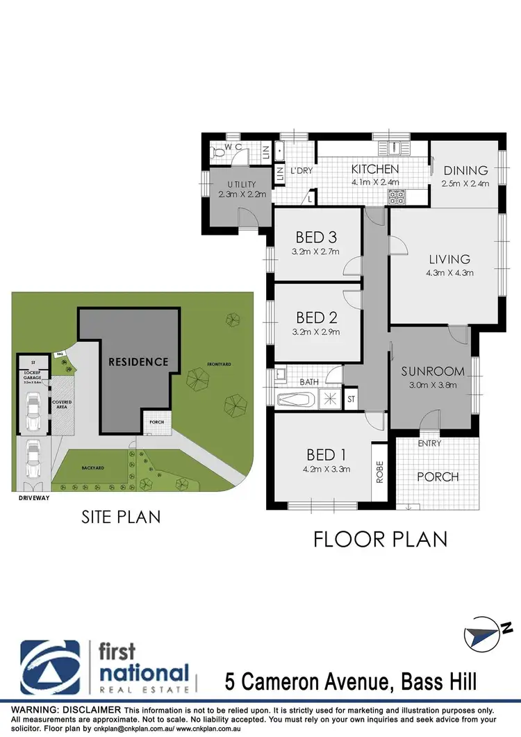 Floorplan of Homely house listing, 5 Cameron Avenue, Bass Hill NSW 2197