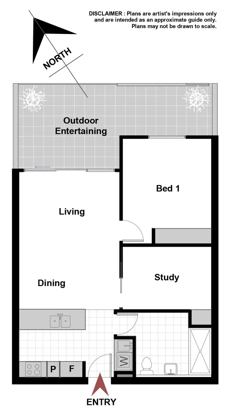 Floorplan of Homely unit listing, 7/40 Philip Hodgins Street, Wright ACT 2611