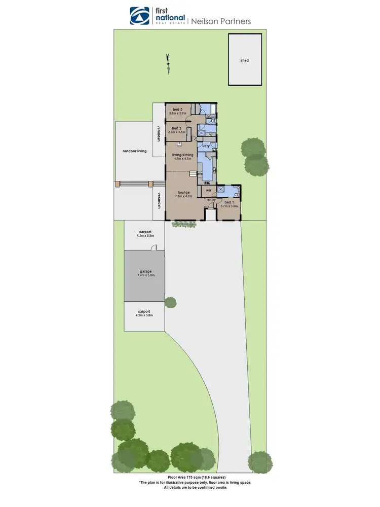 Floorplan of Homely house listing, 6 Stacey Street, Bunyip VIC 3815