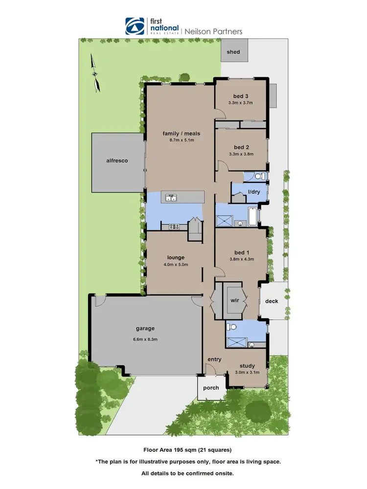 Floorplan of Homely house listing, 7 Edenbrook Circuit, Pakenham VIC 3810