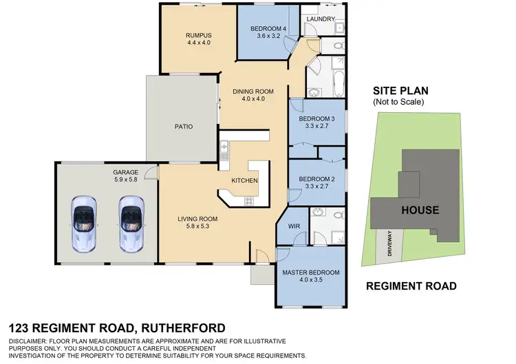Floorplan of Homely house listing, 123 Regiment Road, Rutherford NSW 2320
