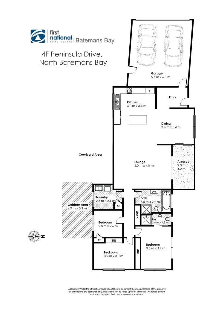 Floorplan of Homely house listing, 4F Peninsula Drive, North Batemans Bay NSW 2536